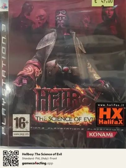 Hellboy: The Science of Evil PlayStation 3, Italy box front