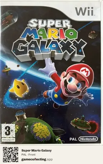Super Mario Galaxy Nintendo Wii, PAL box front