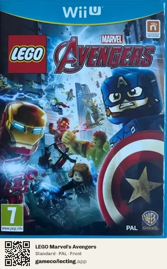 LEGO Marvel's Avengers Nintendo Wii U, PAL box front