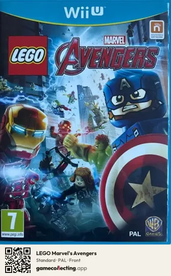 LEGO Marvel's Avengers Nintendo Wii U, PAL box front