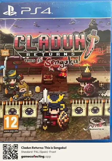 Cladun Returns: This is Sengoku! PlayStation 4, Spain box front