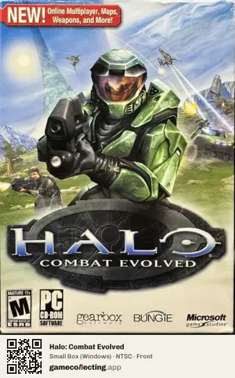 Halo: Combat Evolved Computer, NTSC box front