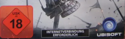 For Honor, the USK square on its front