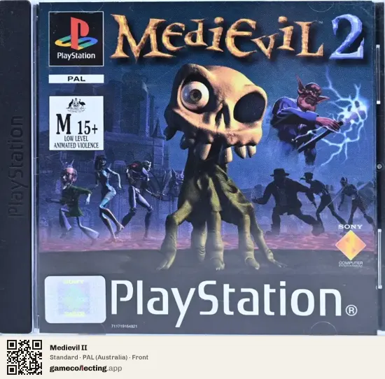 Medievil II PlayStation, Australia box front