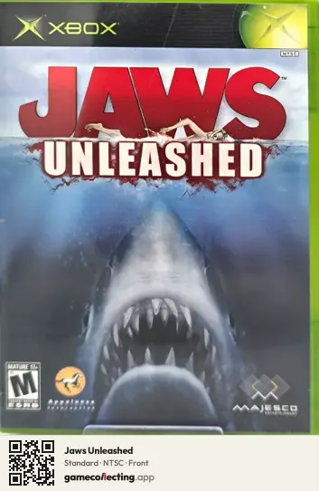 Jaws Unleashed Xbox, NTSC box front