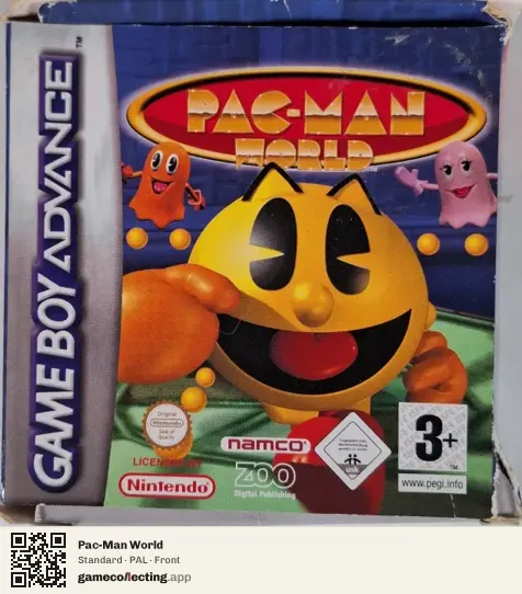 Pac-Man World Game Boy Advance, PAL box front