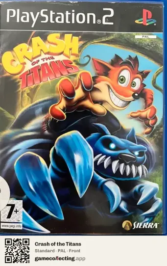 Crash of the Titans PlayStation 2, PAL box front