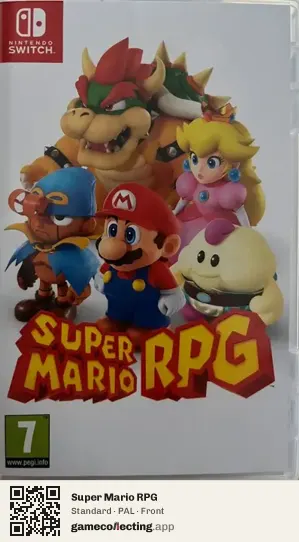 Super Mario RPG Nintendo Switch, PAL box front