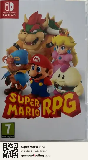 Super Mario RPG Nintendo Switch, PAL box front