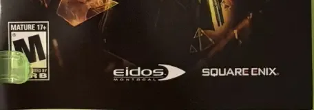 Deus Ex: Human Revolution, the ESRB box on its front