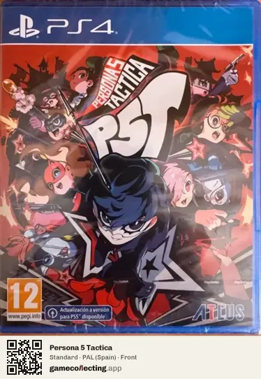 Persona 5 Tactica PlayStation 4, Spain box front