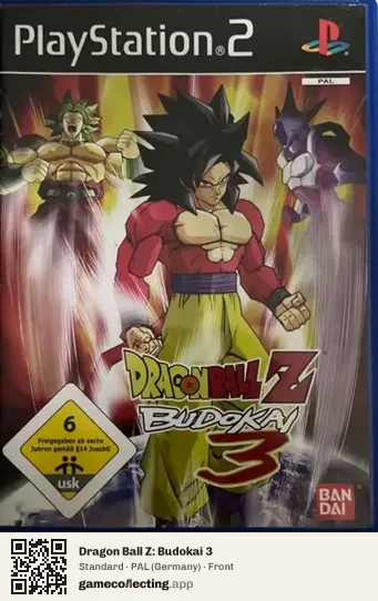 Dragon Ball Z: Budokai 3 PlayStation 2, Germany box front