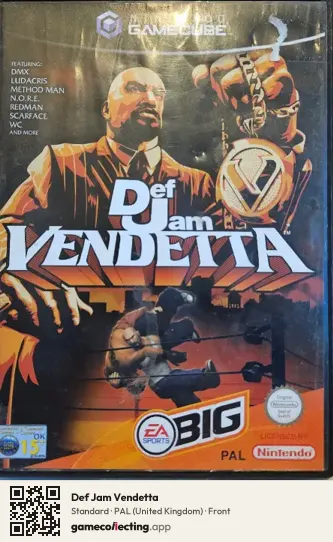 Def Jam Vendetta Nintendo GameCube, United Kingdom box front