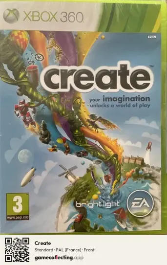 Create Xbox 360, France box front