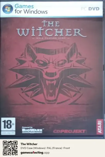 The Witcher Computer, France box front