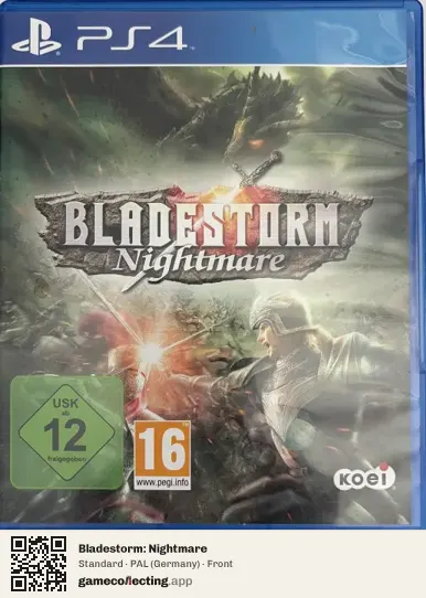 Bladestorm: Nightmare PlayStation 4, Germany box front