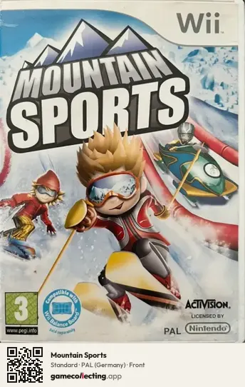 Mountain Sports Nintendo Wii, Germany box front