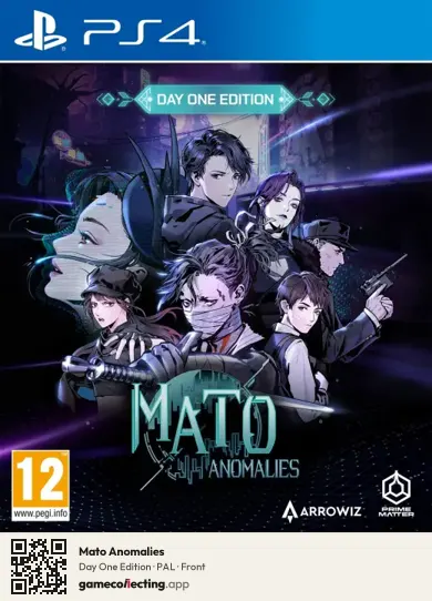 Mato Anomalies PlayStation 4, PAL box front