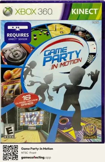Game Party: In Motion Xbox 360, NTSC box front