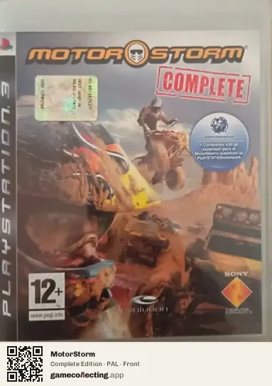 MotorStorm PlayStation 3, PAL box front