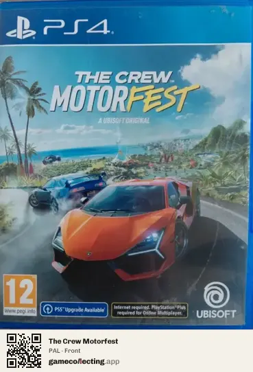 The Crew Motorfest PlayStation 4, PAL box front
