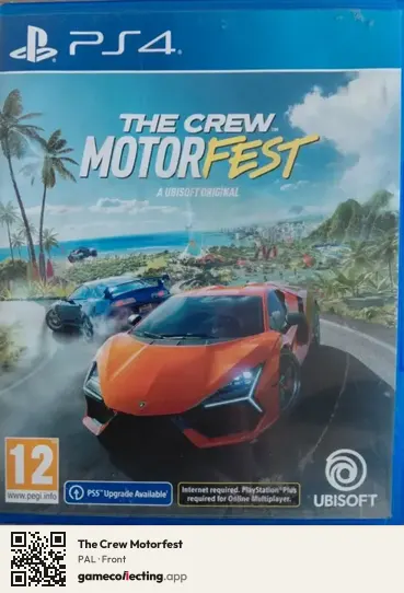 The Crew Motorfest PlayStation 4, PAL box front