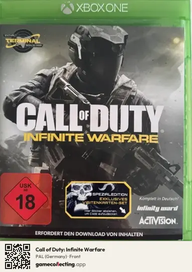 Call of Duty: Infinite Warfare Xbox One, Germany box front