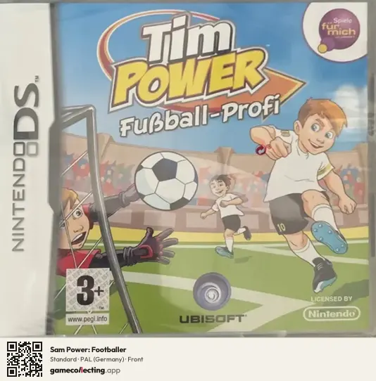 Sam Power: Footballer Nintendo DS, Germany box front