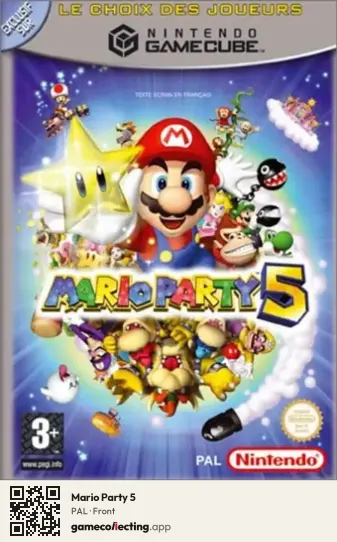 Mario Party 5 Nintendo GameCube, PAL box front