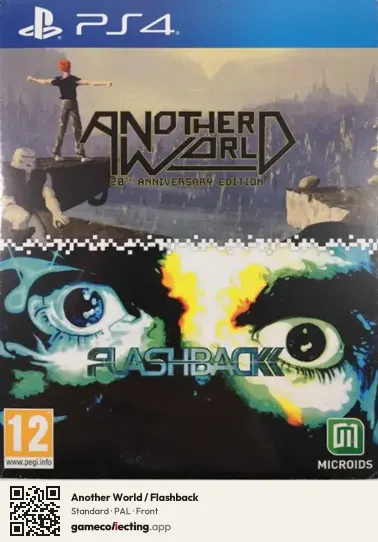 Another World / Flashback PlayStation 4, PAL box front