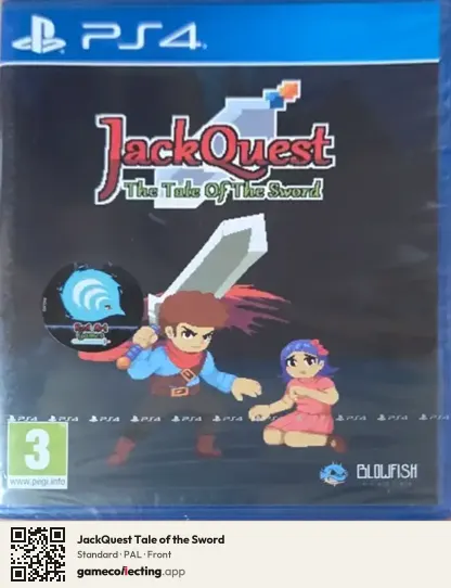 JackQuest Tale of the Sword PlayStation 4, PAL box front