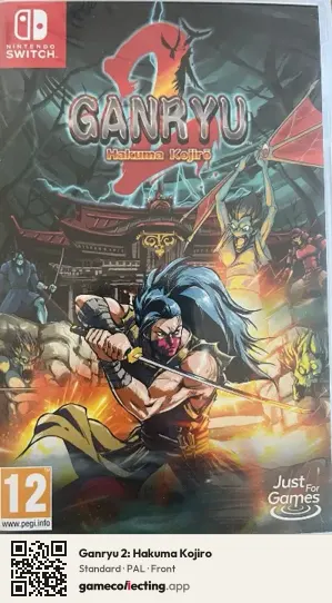 Ganryu 2: Hakuma Kojiro Nintendo Switch, PAL box front