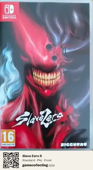 Slave Zero X Nintendo Switch, PAL box front