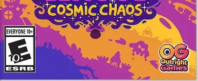 DC's Justice League: Cosmic Chaos, the ESRB box on its front