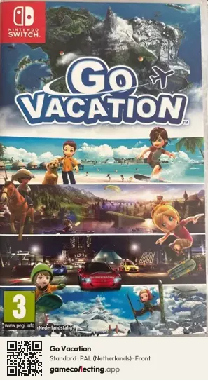 Go Vacation Nintendo Switch, Netherlands box front
