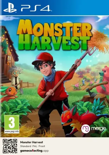 Monster Harvest PlayStation 4, PAL box front