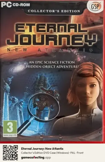 Eternal Journey: New Atlantis Computer, PAL box front