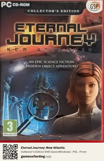 Eternal Journey: New Atlantis Computer, PAL box front