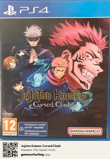 Jujutsu Kaisen: Cursed Clash PlayStation 4, Spain box front