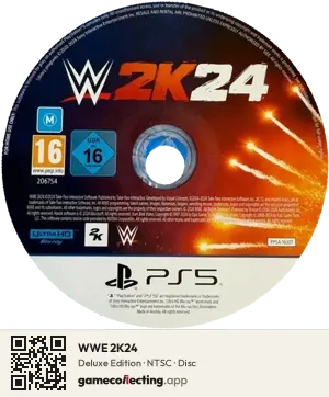 WWE 2K24 PlayStation 5, NTSC disc