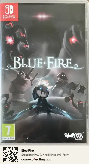 Blue Fire Nintendo Switch, United Kingdom box front