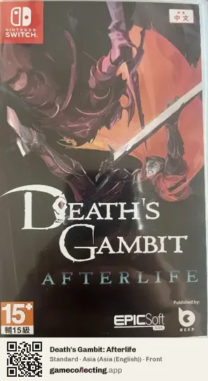 Death's Gambit: Afterlife Nintendo Switch, Asia (English) box front