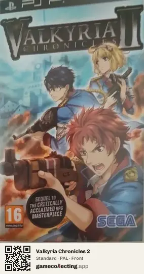 Valkyria Chronicles 2 PlayStation Portable, PAL box front