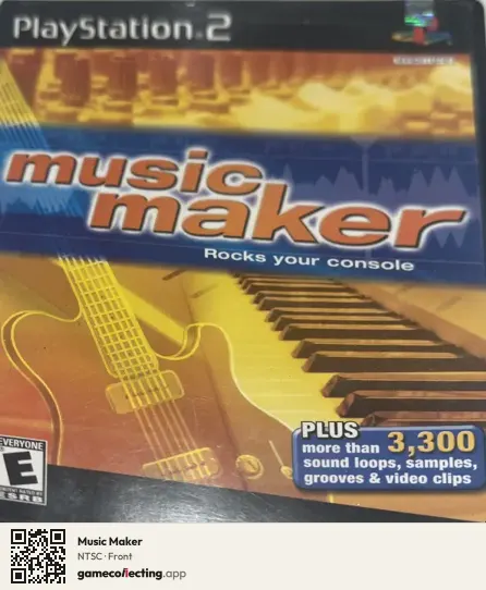 Music Maker PlayStation 2, NTSC box front