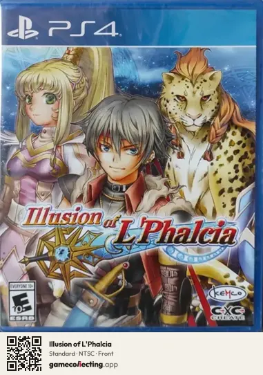 Illusion of L'Phalcia PlayStation 4, NTSC box front