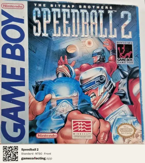 Speedball 2 Game Boy, NTSC box front