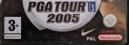 Tiger Woods PGA Tour 2005, the PEGI square on its front