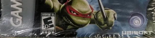 TMNT, the ESRB box on its front