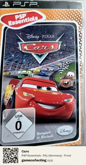 Cars PlayStation Portable, Germany box front
