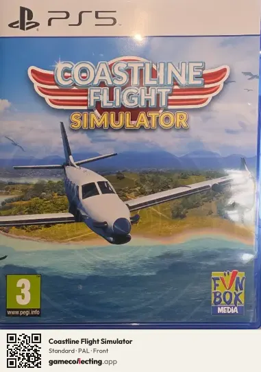 Coastline Flight Simulator PlayStation 5, PAL box front